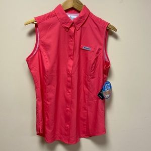 Columbia Tamiami women’s sleeveless shirt, size large NWT